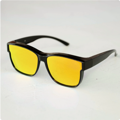 Azraya® Uomo - Occhiali polarizzati con sovrapposizione