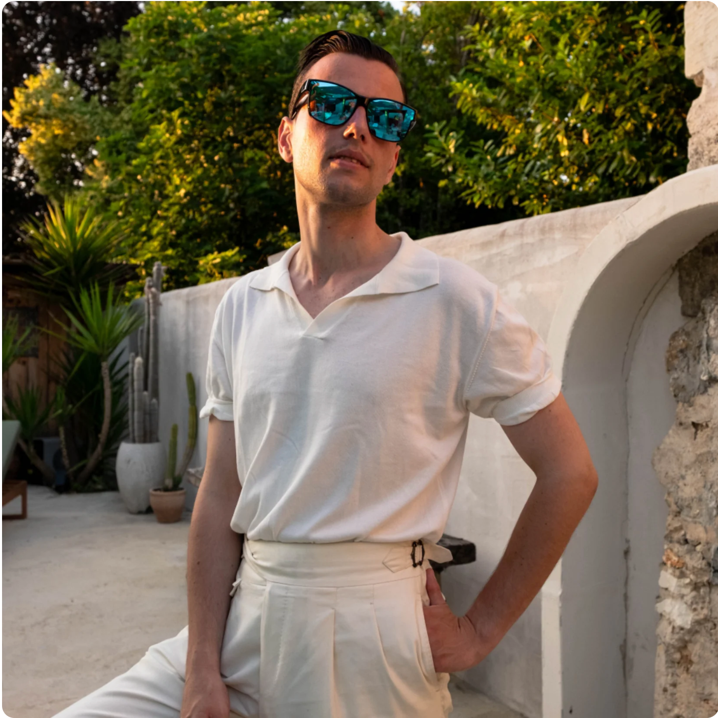 Azraya® Uomo - Occhiali polarizzati con sovrapposizione