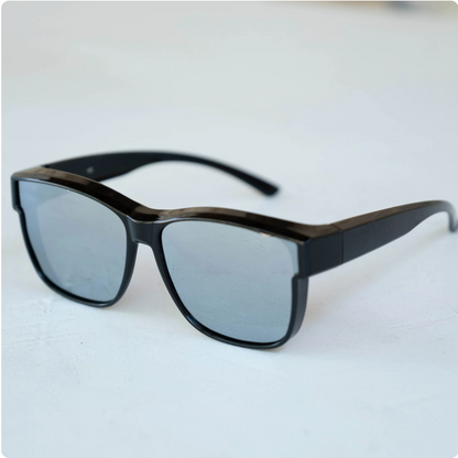 Azraya® Uomo - Occhiali polarizzati con sovrapposizione